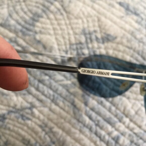 GIORGIO ARMANI Floating Aviator Sunglasses Womens